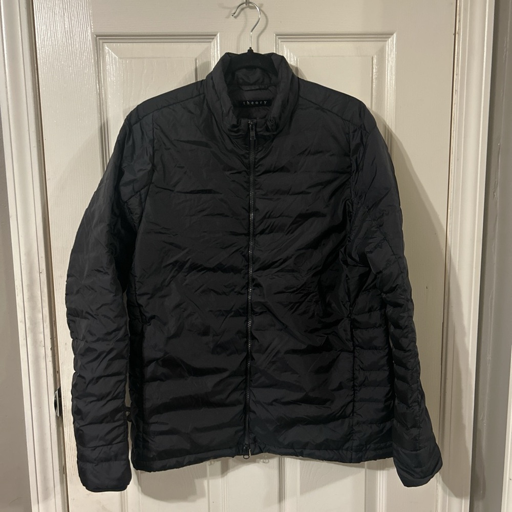 Theory Down Feather Black puffer jacket